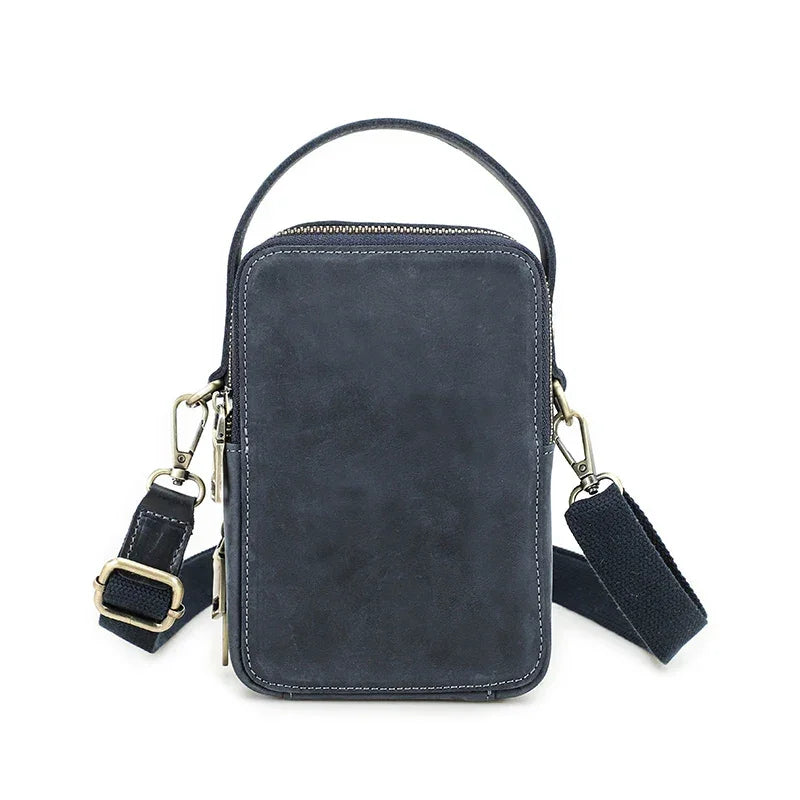 Petite Sacoche Bandoulière Cuir Homme