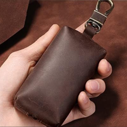 Porte-Clé de Voiture en Cuir