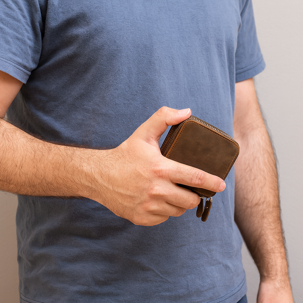 Boîte à Bijoux pour Homme en Cuir