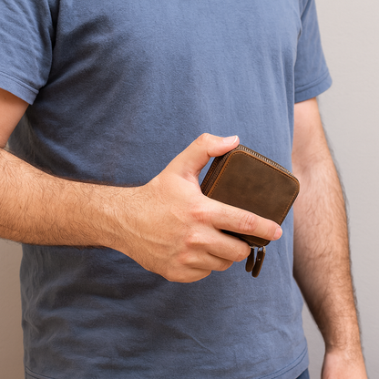 Boîte à Bijoux pour Homme en Cuir