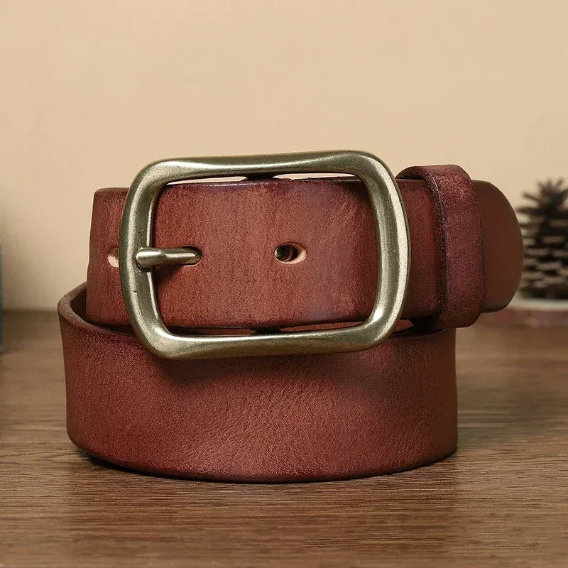 Ceinture Cuir Homme Marron