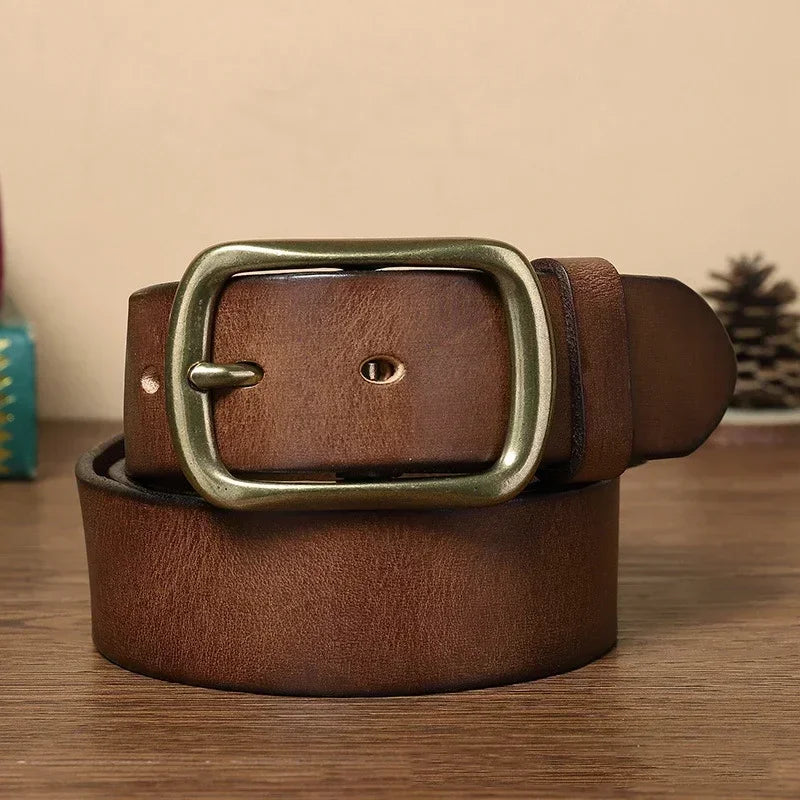 Ceinture Cuir Homme Marron