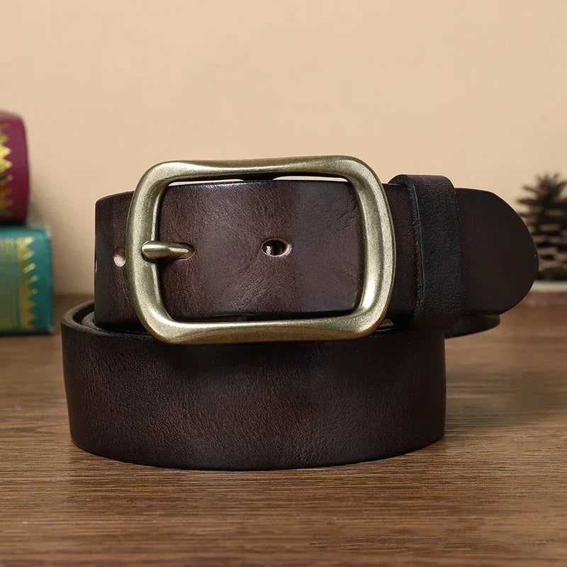 Ceinture Cuir Homme Marron