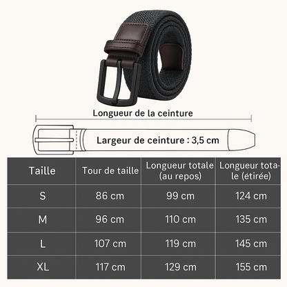 Ceinture Homme Tressée