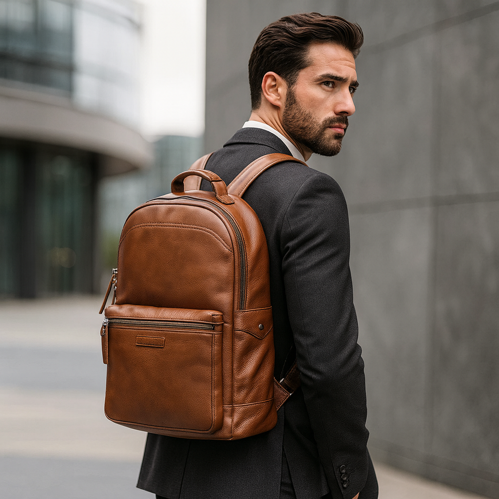 Petit Sac à Dos en Cuir pour Homme