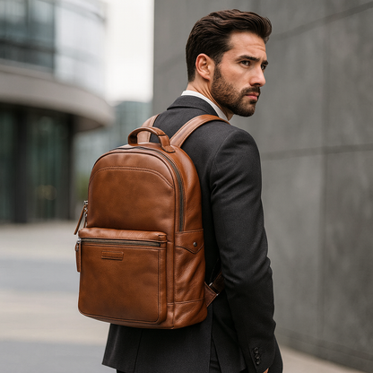 Petit Sac à Dos en Cuir pour Homme