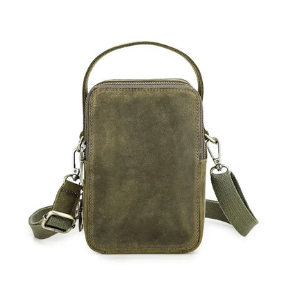 Petite Sacoche Bandoulière Cuir Homme