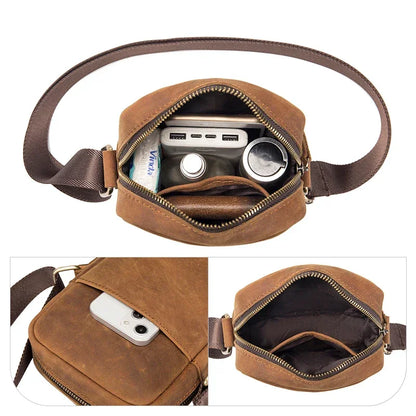 Petite Sacoche Cuir Homme