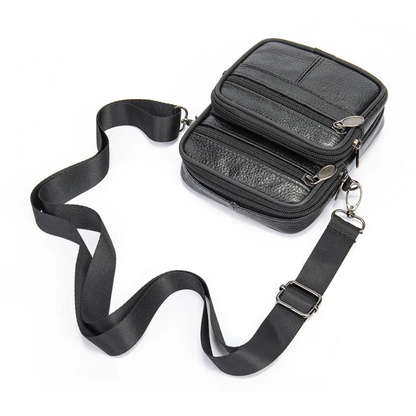 Petite Sacoche en Cuir Homme