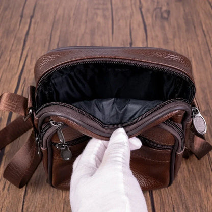 Petite Sacoche en Cuir Homme