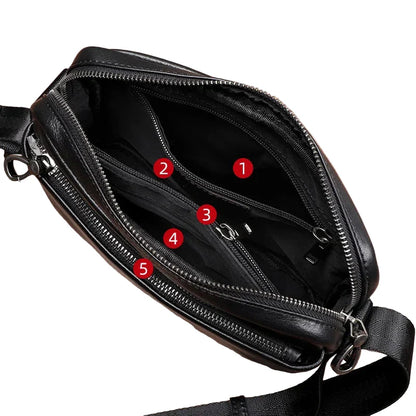 Petite Sacoche pour Homme en Cuir