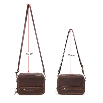 Pochette Bandoulière Cuir pour Homme