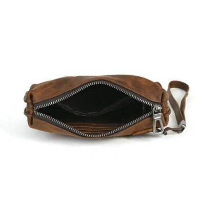 Pochette en Cuir Homme