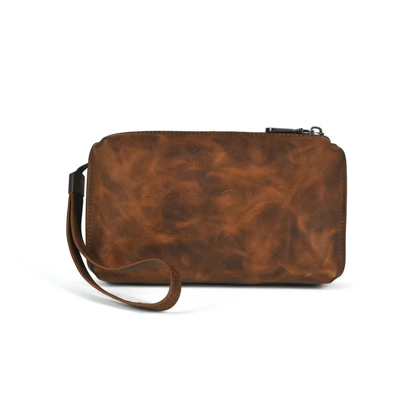 Pochette en Cuir Homme