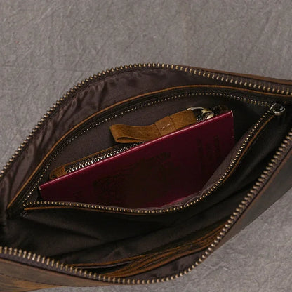 Pochette en Cuir pour Homme