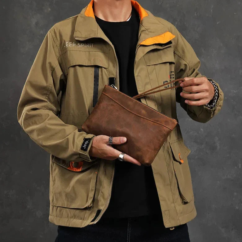 Pochette en Cuir pour Homme