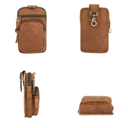 Pochette Homme en Cuir pour Ceinture