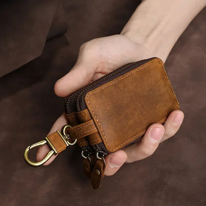 Pochette Portefeuille Homme en Cuir
