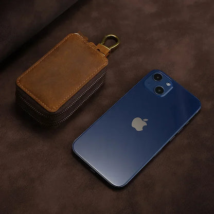 Pochette Portefeuille Homme en Cuir