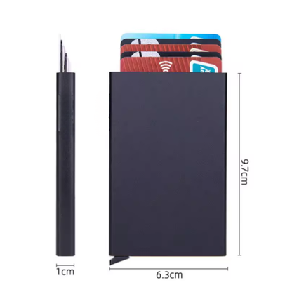 Porte Carte Aluminium Homme