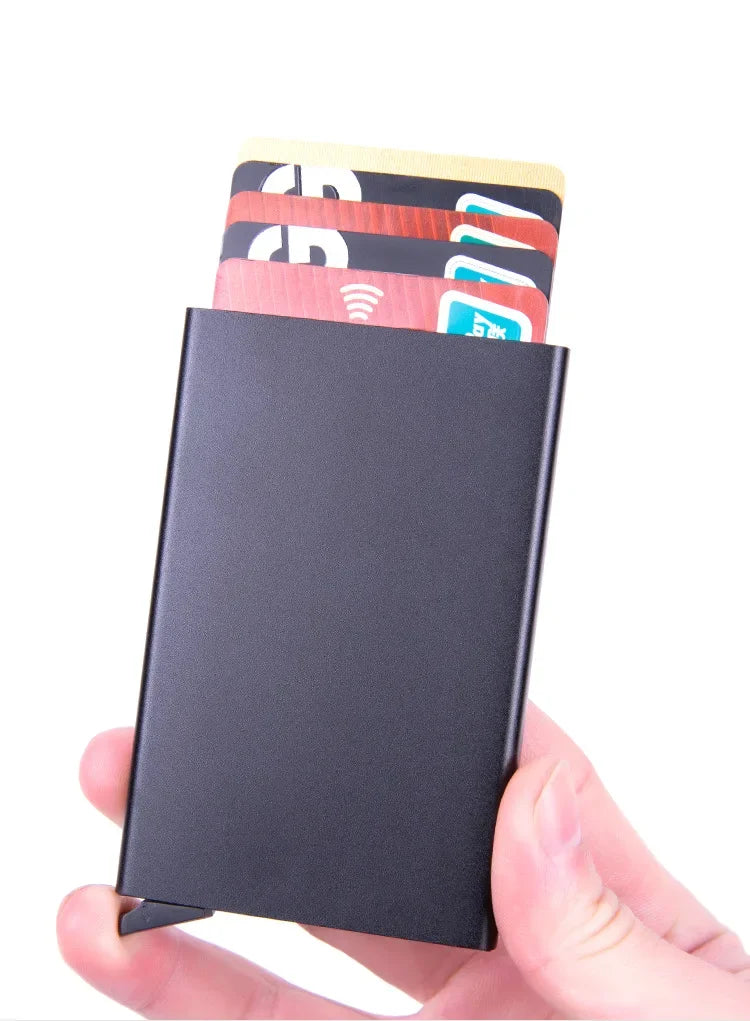 Porte Carte Aluminium Homme