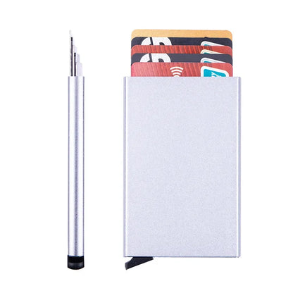 Porte Carte Aluminium Homme