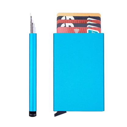 Porte Carte Aluminium Homme