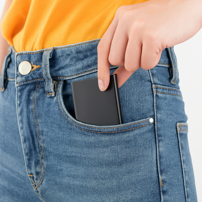 Porte Carte Aluminium Homme