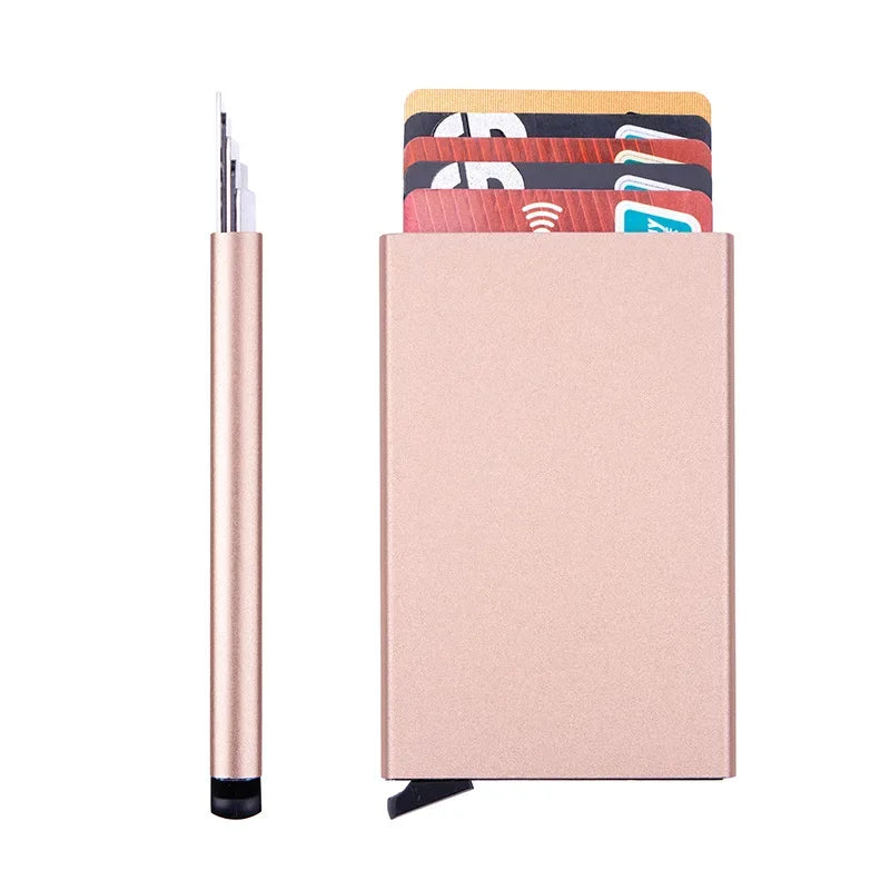 Porte Carte Aluminium Homme