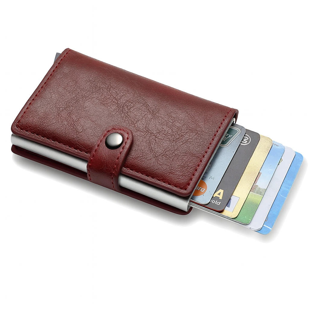 Porte-Cartes Bleu Homme