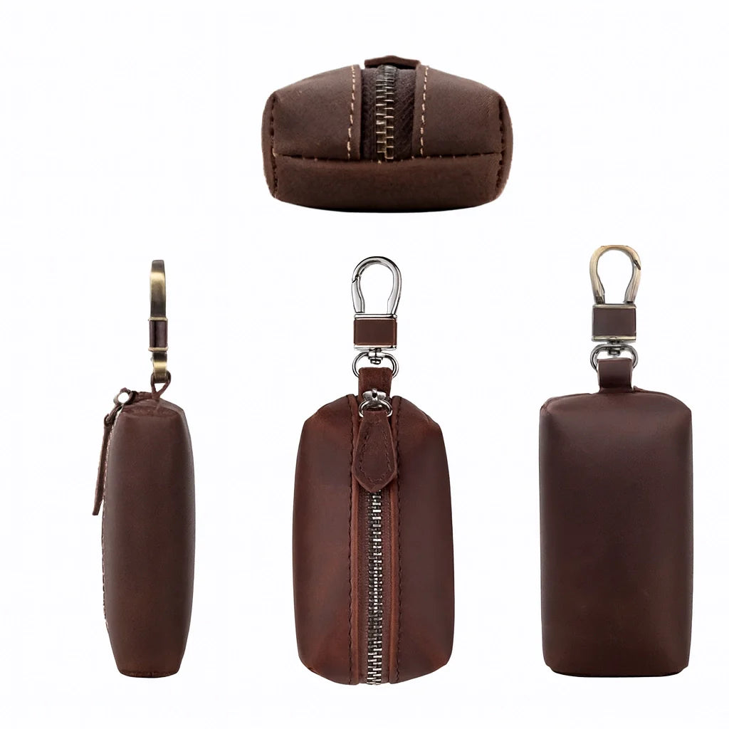 Porte-Clé de Voiture en Cuir