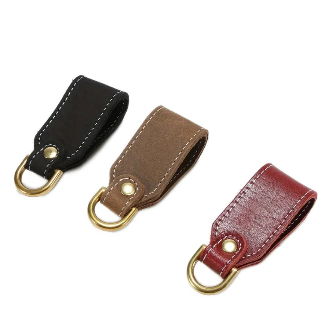 Porte-Clés Ceinture pour Homme en Cuir