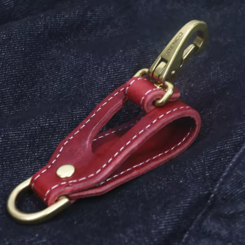 Porte-Clés Ceinture pour Homme en Cuir