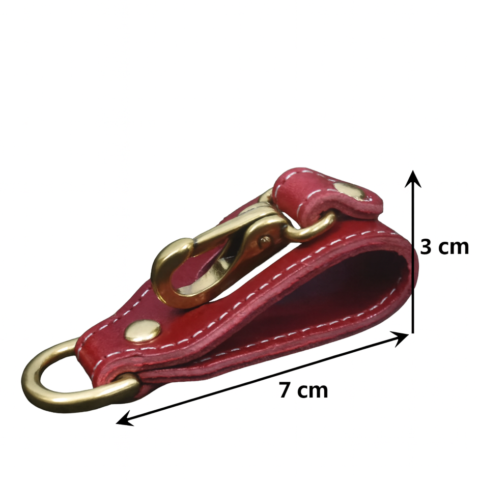 Porte-Clés Ceinture pour Homme en Cuir