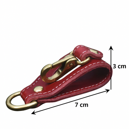 Porte-Clés Ceinture pour Homme en Cuir