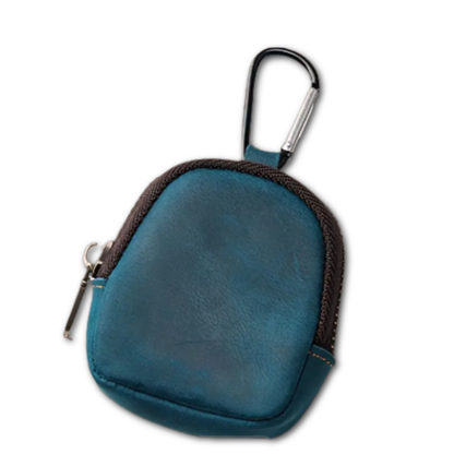 Porte-Monnaie Porte-Clés Multifonctions en Cuir