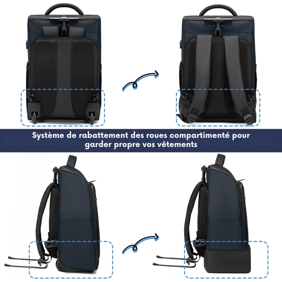 Sac à Dos à Roulettes