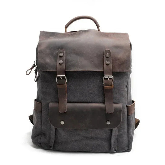 Sac à Dos Cuir et Toile