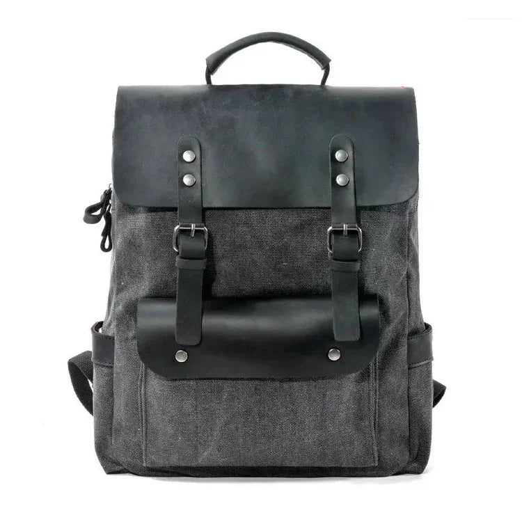 Sac à Dos Cuir et Toile