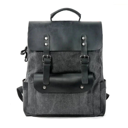 Sac à Dos Cuir et Toile