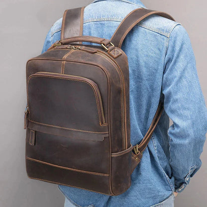 Sac à Dos Cuir Homme Ordinateur