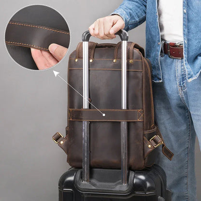 Sac à Dos Cuir Homme Ordinateur