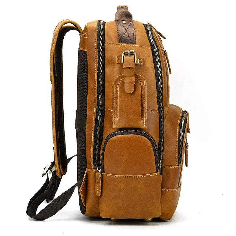 Sac à Dos Cuir Homme Vintage