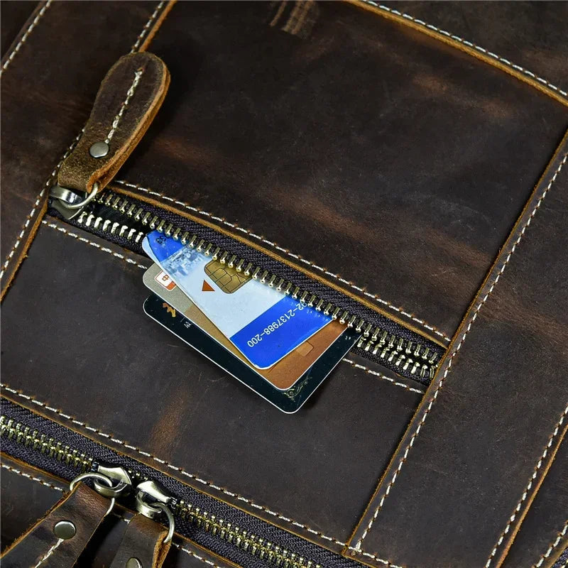 Sac à Dos Cuir Homme Vintage