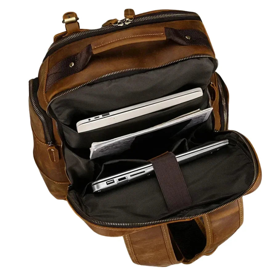 Sac à Dos Cuir Homme Vintage