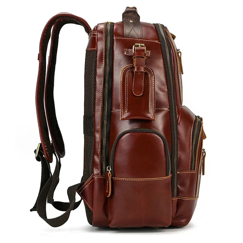 Sac à Dos Cuir Homme Vintage