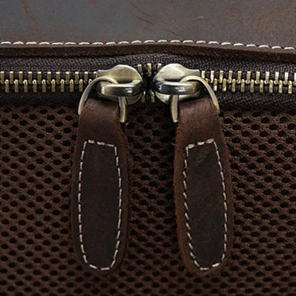 Sac à Dos Cuir Marron Homme