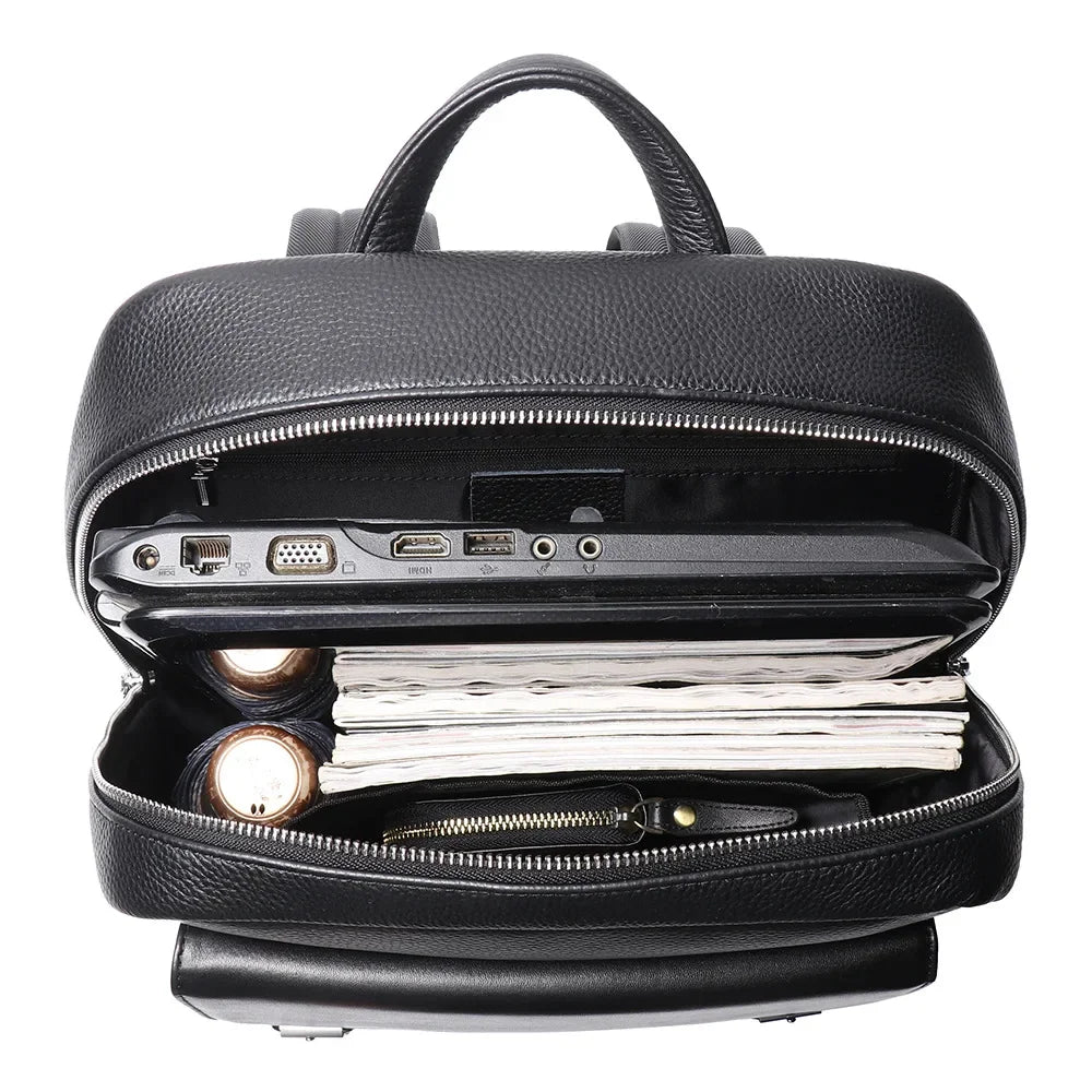 Sac à Dos Cuir Noir Homme