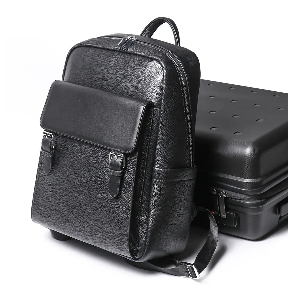 Sac à Dos Cuir Noir Homme