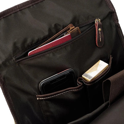 Sac à Dos Cuir Vintage